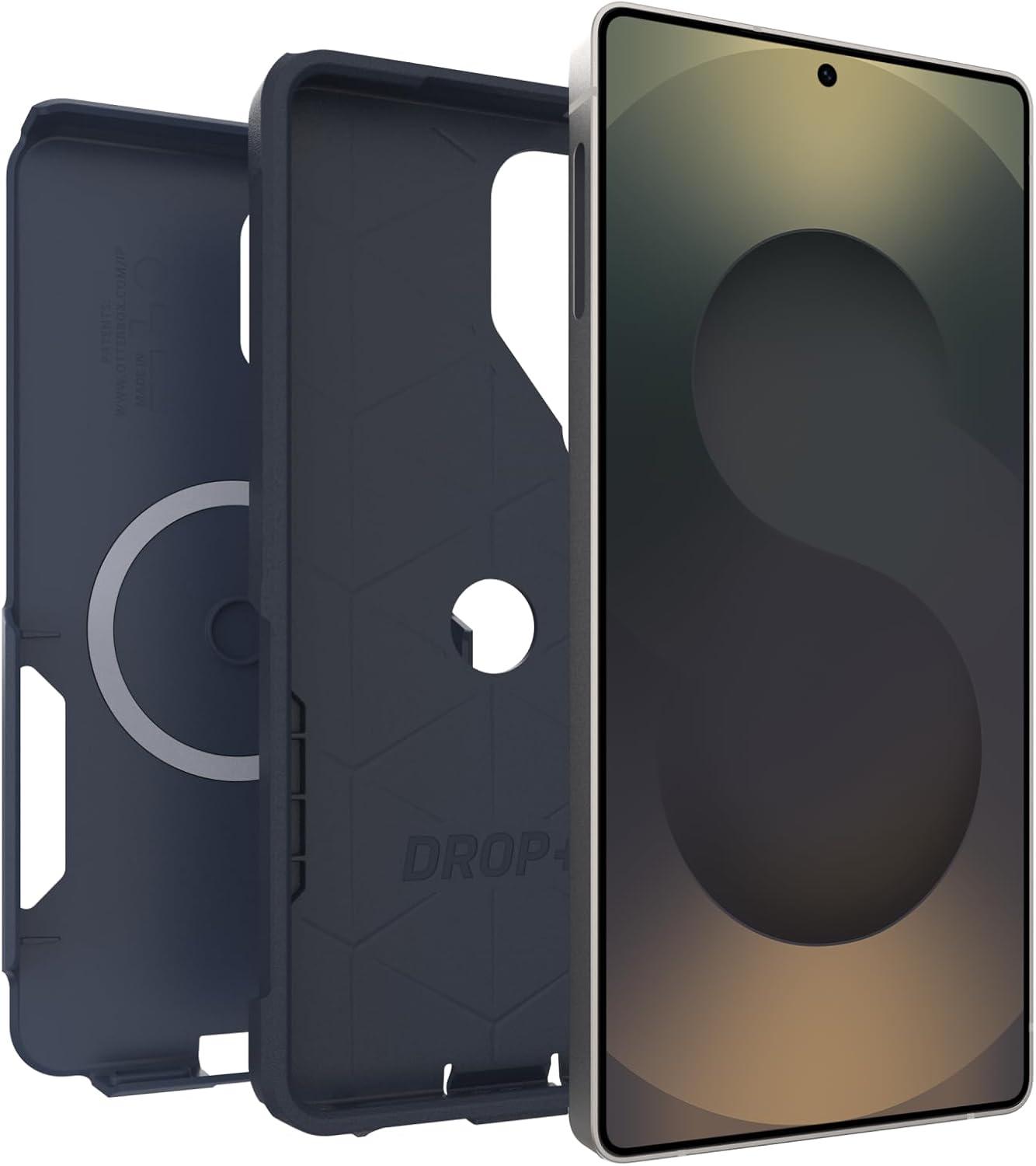 imageOtterBox Samsung Galaxy S26 Commuter Series Case Black Slim amp Tough PocketFriendly with Port Protection Protective Phone Case for Samsung GalaxyBlue Sentiment