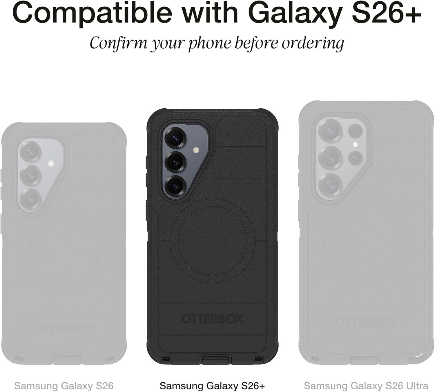 imageOtterBox Samsung Galaxy S26 Commuter Series Case Black Slim amp Tough PocketFriendly with Port Protection Protective Phone Case for Samsung GalaxyGrey Comfort